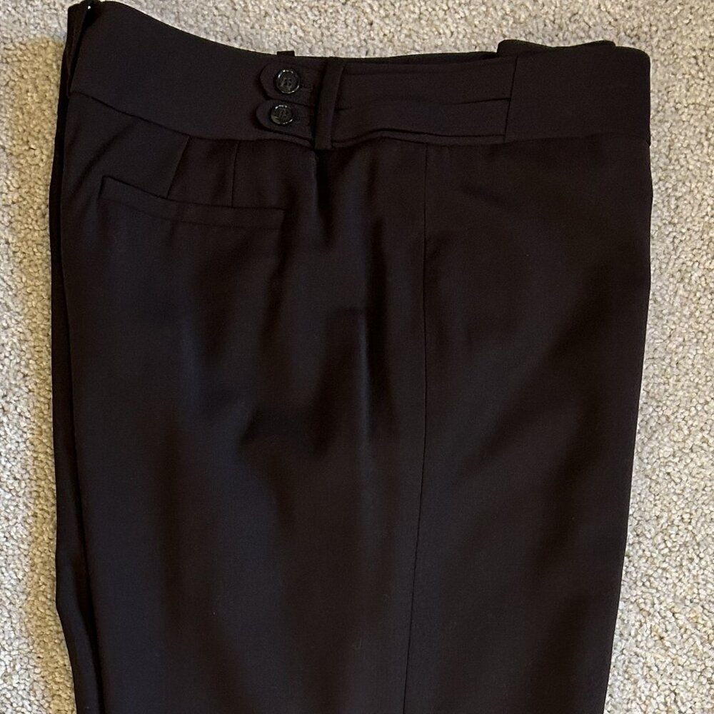 Ann Taylor cuffed dark brown pants